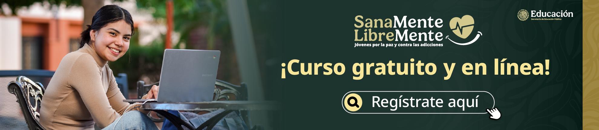  Curso gratuito SanaMente, del Gobierno de México