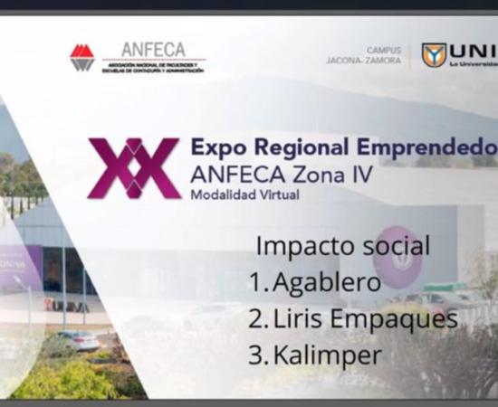Equipo del CUT avanza a la fase nacional de la Expo Emprendedora ANFECA 2026 con proyecto de impacto social